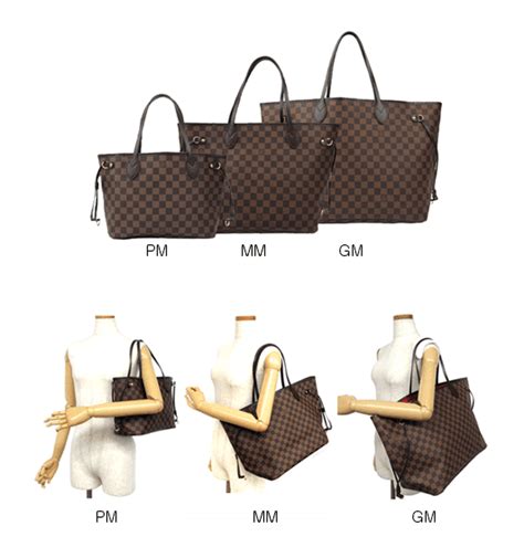 ebay louis vuitton neverfull gm|louis vuitton tote size chart.